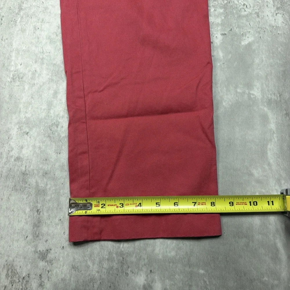 Polo Ralph Lauren Bedford Chino Classic Fit Red Cotton Twill Pants Size 32x30